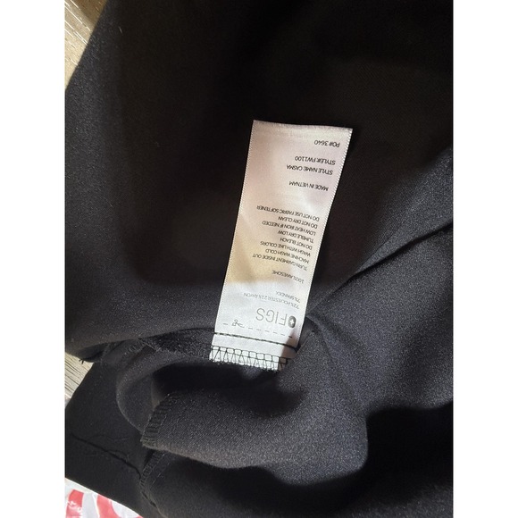 FIGS Scrub Set Womens XL Black Technical Casma Top Zamora Jogger Pants - Picture 5 of 12